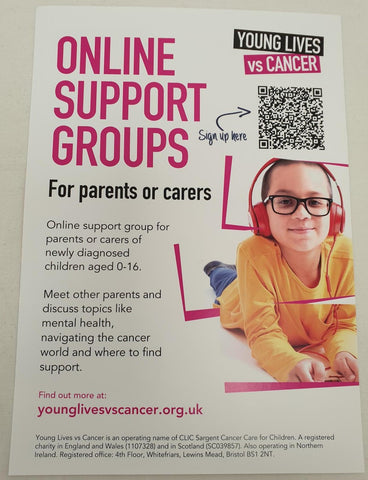 Online Support Groups - leaflet