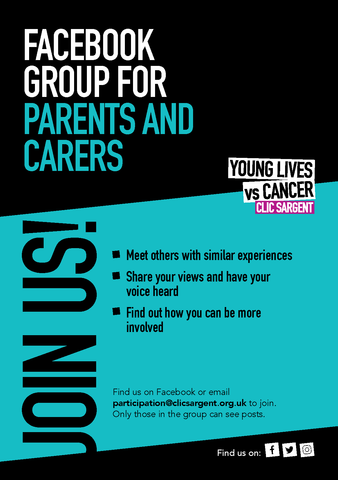 Facebook group for parents and carers
